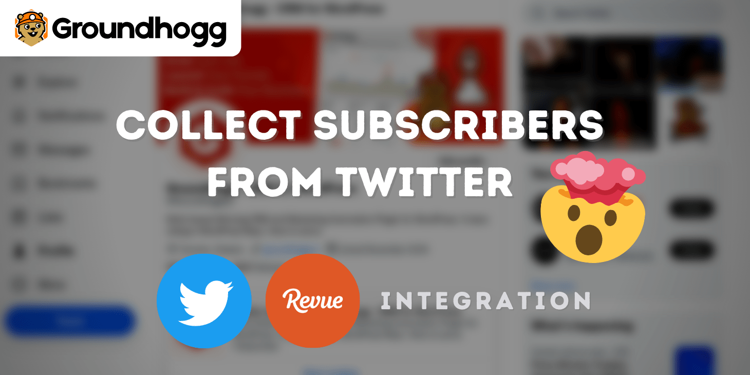 This is how to collect subscribers through Twitter using Revue.