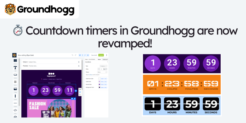 Email Countdown Timers in Groundhogg